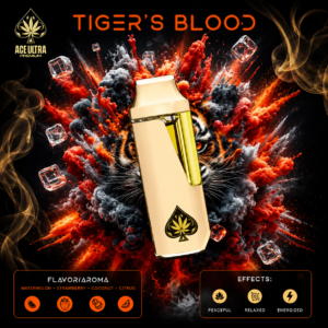 Tigers Blood Ace Ultra Mini Gen 4 – 2G Indica Disposable Vape
