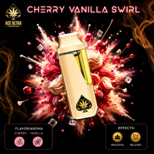 Cherry Vanilla Swirl Ace Ultra Mini Gen 4 – 2G Hybrid Disposable Vape